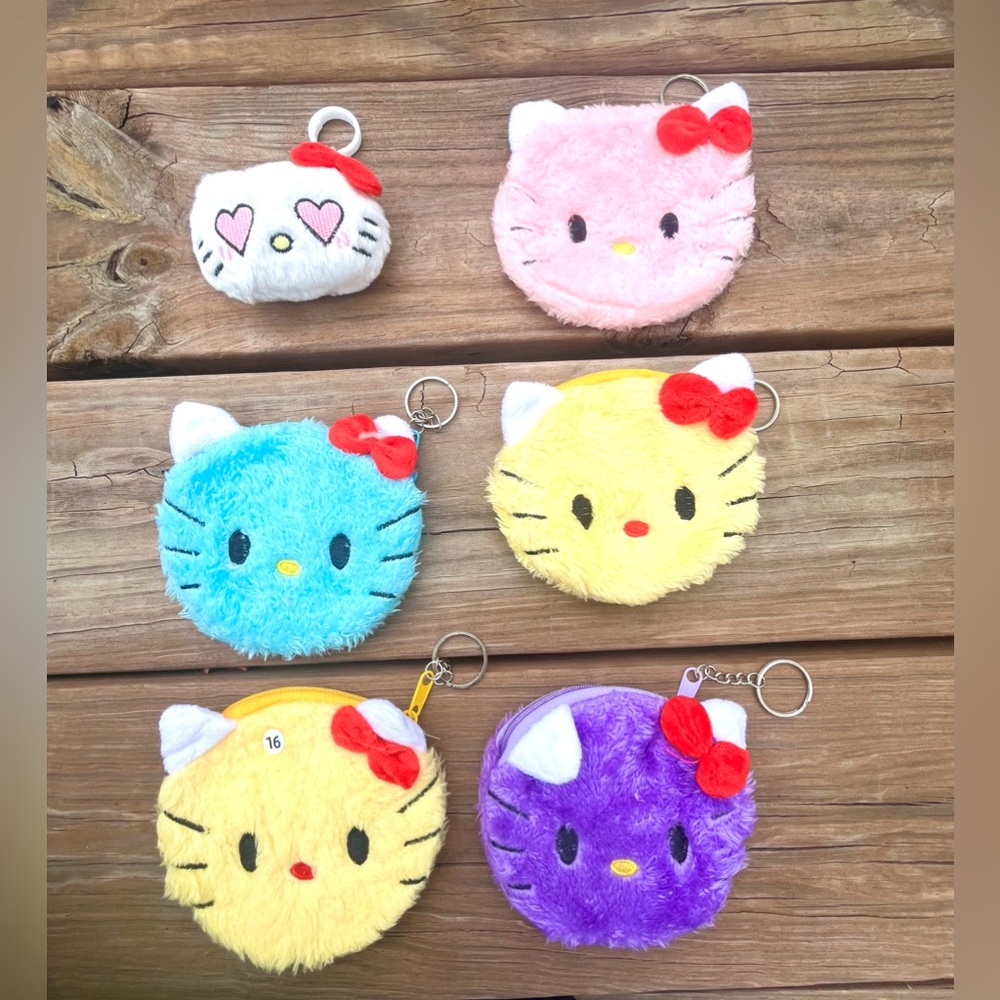 HK Coin Purse and/or Keychains Bundle of 6 NWOT & NWT